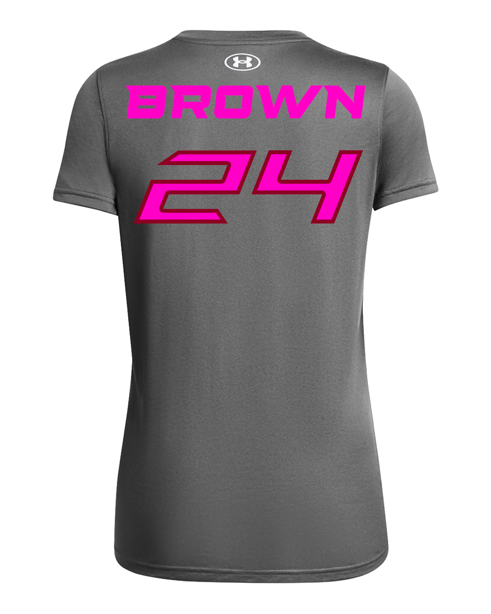 Under Armour #24 J'Ana Brown Jersey shirt
