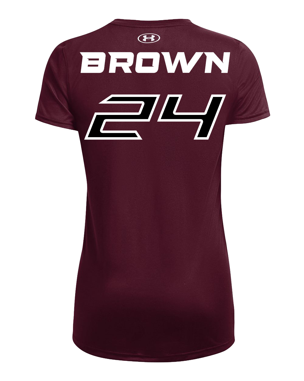 Under Armour #24 J'Ana Brown Jersey shirt